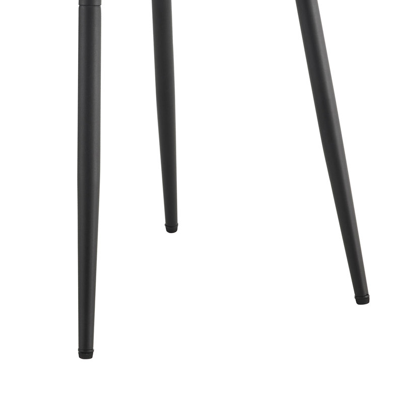 Ensemble de table et de chaises, chaises d'appoint rembourrées de style médiéval moderne, 4 chaises de salle à manger gris foncé et une table de salle à manger rectangulaire en bois aggloméré rustique de style industriel.