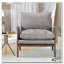 Chaise d'appoint avec structure en bois massif-628759419