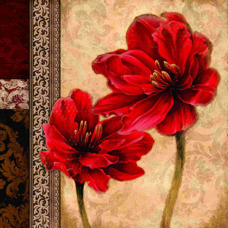Simple floral élégant, H 12 po x l 12 po