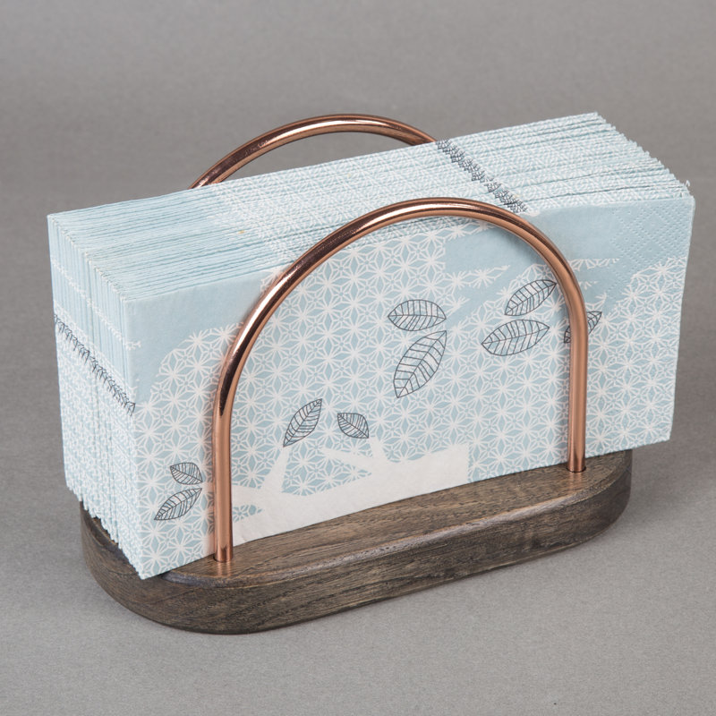 Wood Napkin Holder, Brown