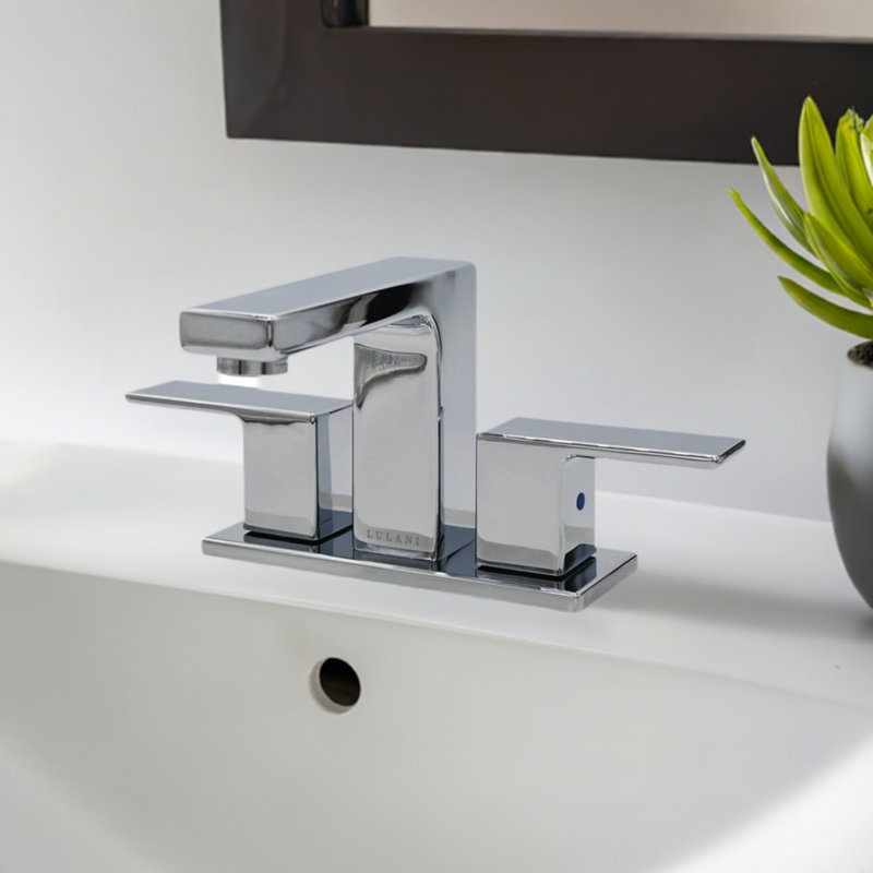 Capri Chrome 2-Handle Centerset Bathroom Faucet