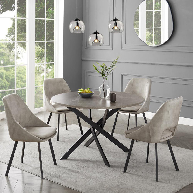Copemish 4 - Person Dining Set, Ivory