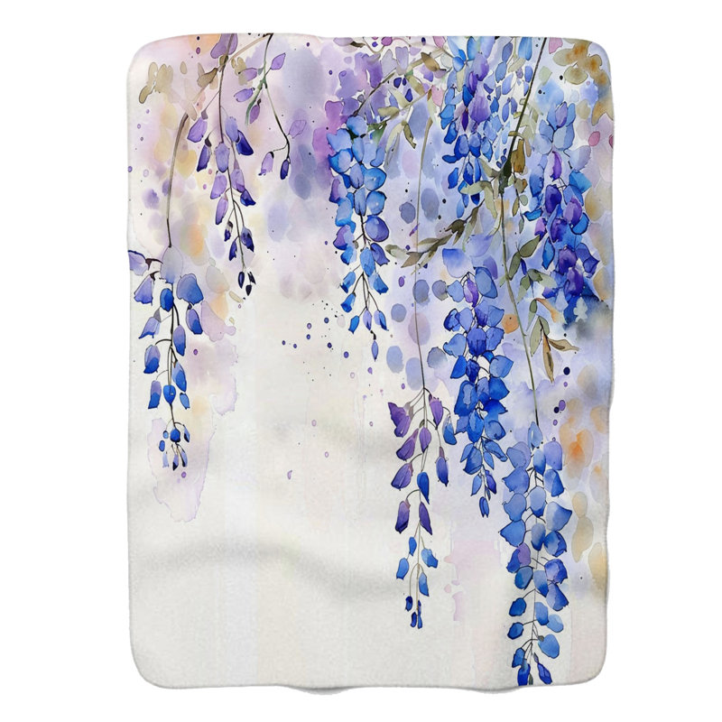 Soft Blossom Designs - 1 pièce Sherpa Premium, Grand lit