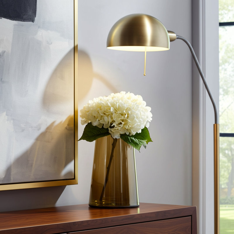 Glass Vase Glass Sleek Contemporary Silhouette with Modern Tapered Design and Smooth Minimalist Form for Decorative Display.