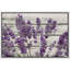 Œuvre d'art mauve lavande mauve sur fond effet bois, images murales rétro rustiques, impression sur toile encadrée-899922255-807997928-825709748