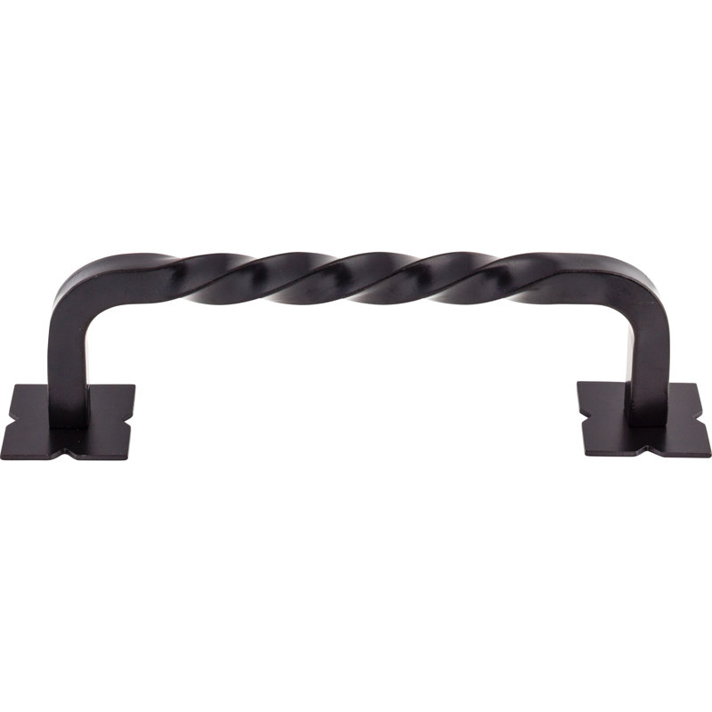 Twist Appliance pull, Patina Black, 8" Center to Center