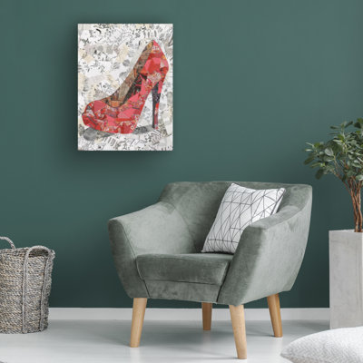 Art mural sur toile Everly Quinn Coco Good Couture Shoes IV WAG37693