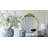 Juquana Iron Frame Round Wall Mirror