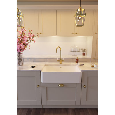 Abode Designs 460mm W Single Bowl Ceramic Kitchen Sink
