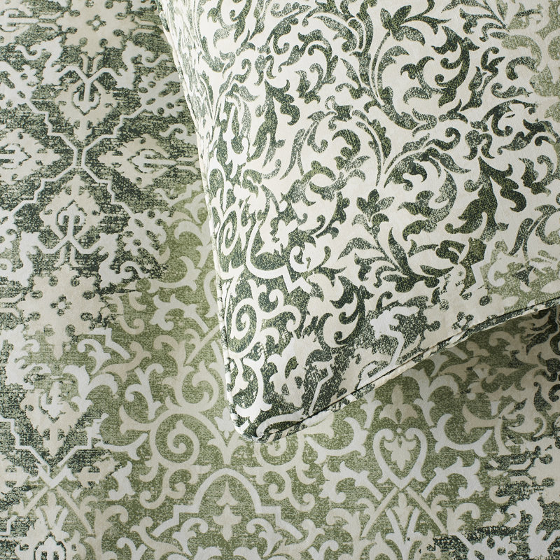 Gladys Bettie Reversible Duvet Cover Set, King Duvet Cover + 2 King Shams