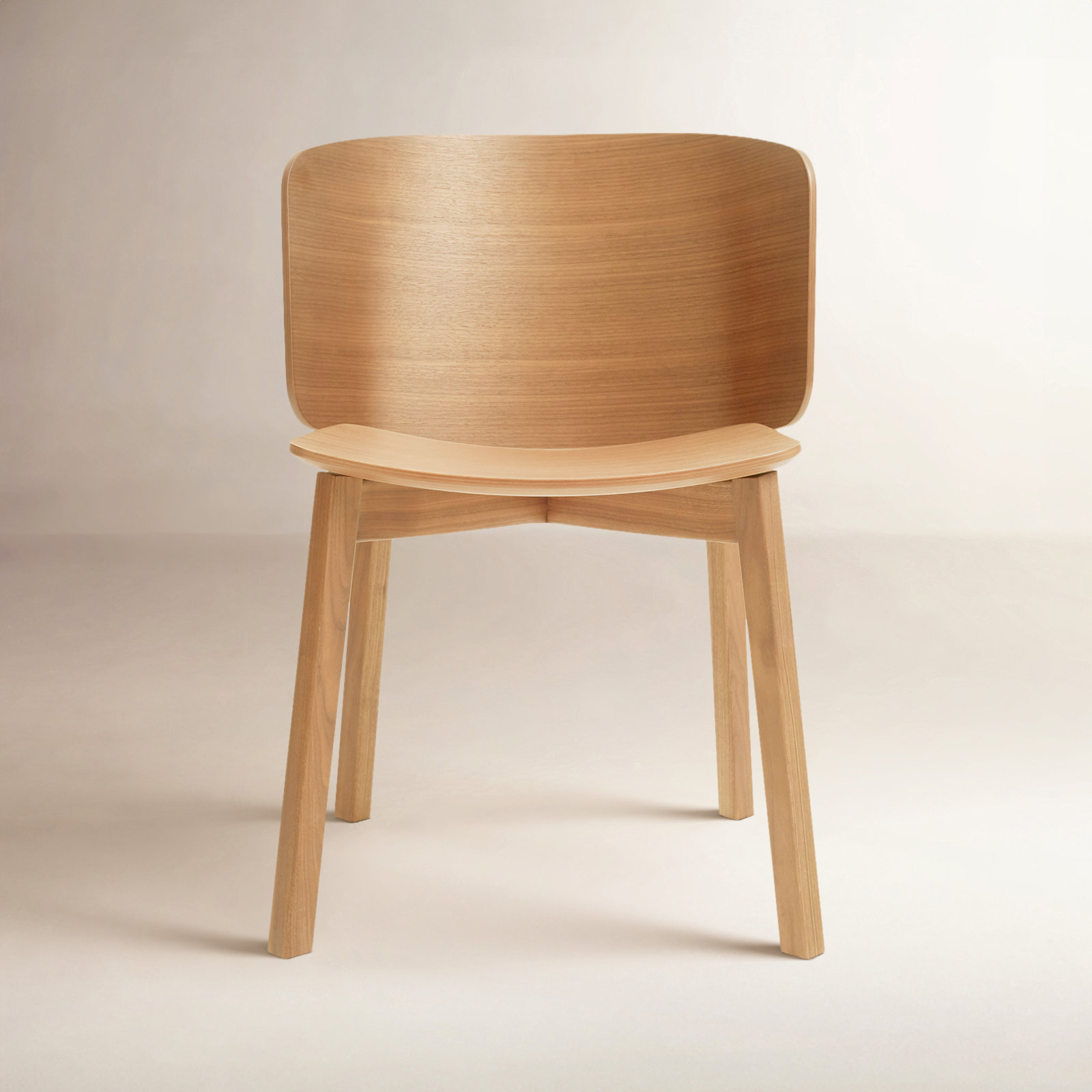Buddy Oak Dining Chair, White Oak