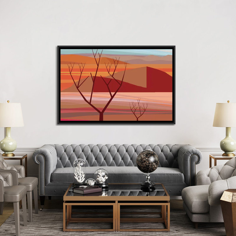 « pinacate », impression sur toile, H 18 po x l 26 po x P 1,5 po, Toile avec cadre noir, Pas de tapis