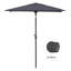 Bohrer 210cm X 140cm Rectangular Traditional Parasol-381616207