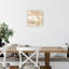 Impression sur toile abstraite beige sur toile neutre neutre 24 x 24 po
