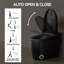 Toilette bidet intelligente unique en noir avec ouverture / fermeture automatique et télécommande-134205218