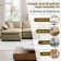 Kaoruko Oversized Modular Cushioned Sofa With Conversible Ottoman, 3-seater Sofa With 2 Footstools