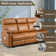 78” Upholstered Power Reclining Sofa With Console And Drop Down Table