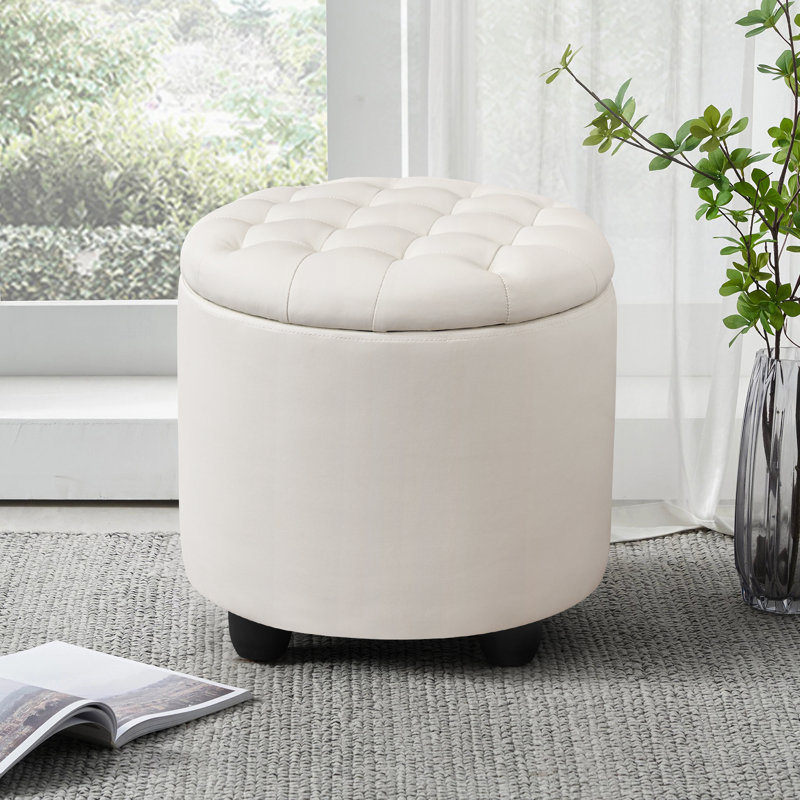 Tabouret de rangement rembourré Attwater