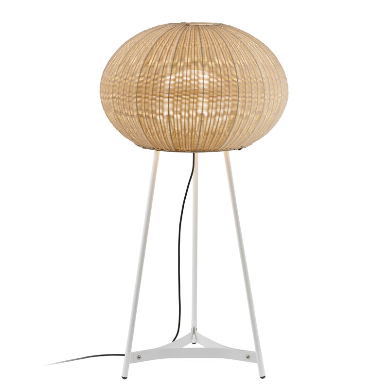 Garota 52.28'' LED Tripod Floor Lamp, Natural White/Ivory White
