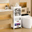 Ensemble de 3 bacs de rangement empilables, boîtes pliantes, organisateur, armoire pliable avec 2 tiroirs, portes, couvercle pour la chambre à coucher, le salon, le bureau