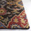 Tapis gris anthracite / rouge Ayofemi Heritage 653-904233477