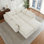 Cloud Sectional Couches for Living Room, Convertible U-Shape Couch with Ottoman