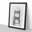 The Top of the Golden Gate Bridge in Abstract - Picture Frame Graphic Art Print-55769299-55769300