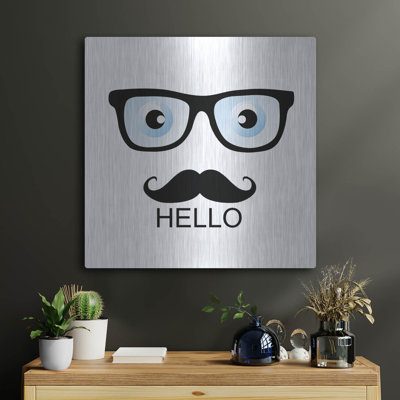 Ivy Bronx 'Hello' by Mark Ashkenazi Metal Wall Art
