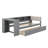 Wood Platform Bed With Storage Shelves And Drawers,Platform Bed Frame With Charging Station And Upholstered Headboard-1693643008-1693643009