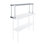 12 in. Deep x 48 in. Long Stainless Steel Single Tier Overshelf