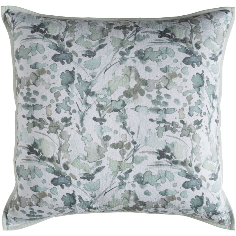 Naida Traditional Floral Quilt, Twin Quilt + 1 Standard Sham, Aqua/Mint