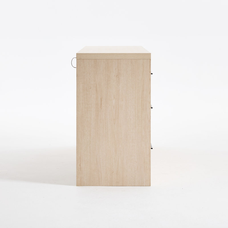 Commode Winslet, Ivoire / blanc / noir