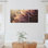 Ensemble de 3 tableaux sur toile tendue représentant des tournesols en gros plan, pour la décoration du salon, de la chambre et de la maison.