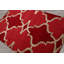 Tapis framboise / rouge en laine noué à la main de conception unique 4 pi 1 po x 6 pi 1 po Ferrera