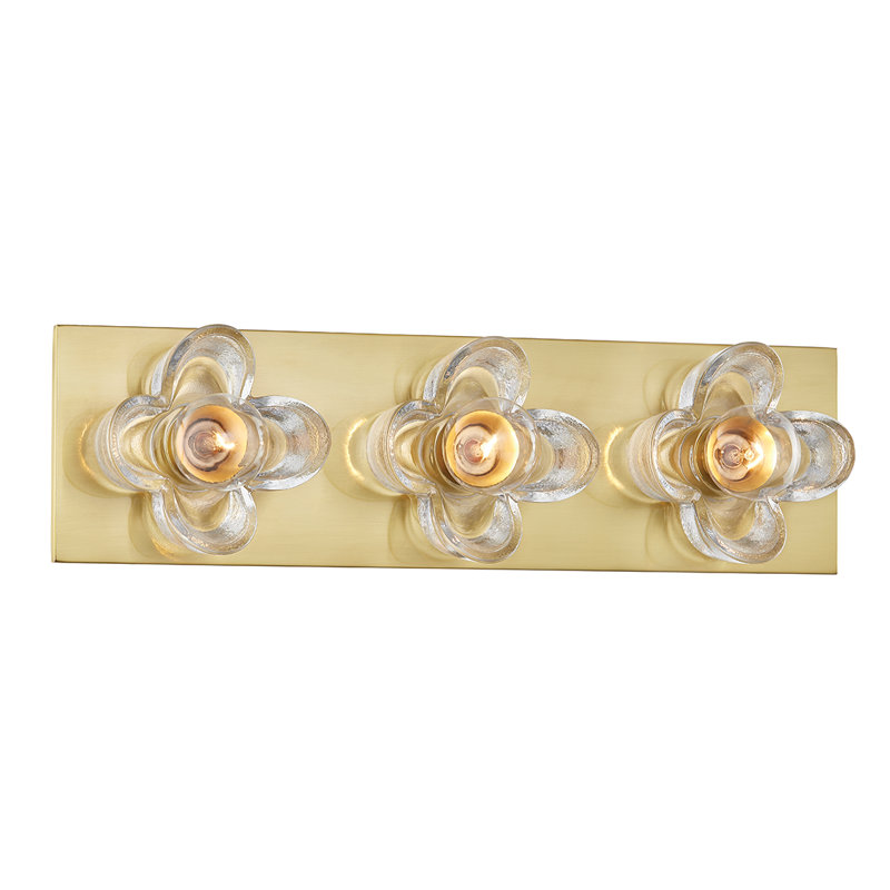 Shea 3 Light Bath and Vanity, Aged Brass