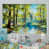 Toile avec cadre flottant blanc