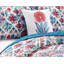 Ensemble de courtepointe réversible en microfibre rouge / bleu Tatyana 5 pièces-32137073