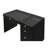 Bedroom Makeup Vanity Table In Style, 5 Drawers, Black Finish And Glass Top Contemporary With-63668567