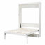 Lit escamotable double avec 2 tiroirs, beige
