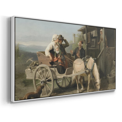 «Landscape Series» -cccclxxx- Toile tendue avec châssis tendue, prête à accrocher