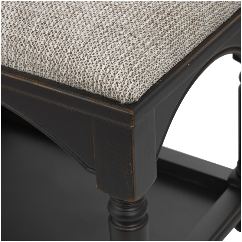 Banc de rangement en bois FBLack