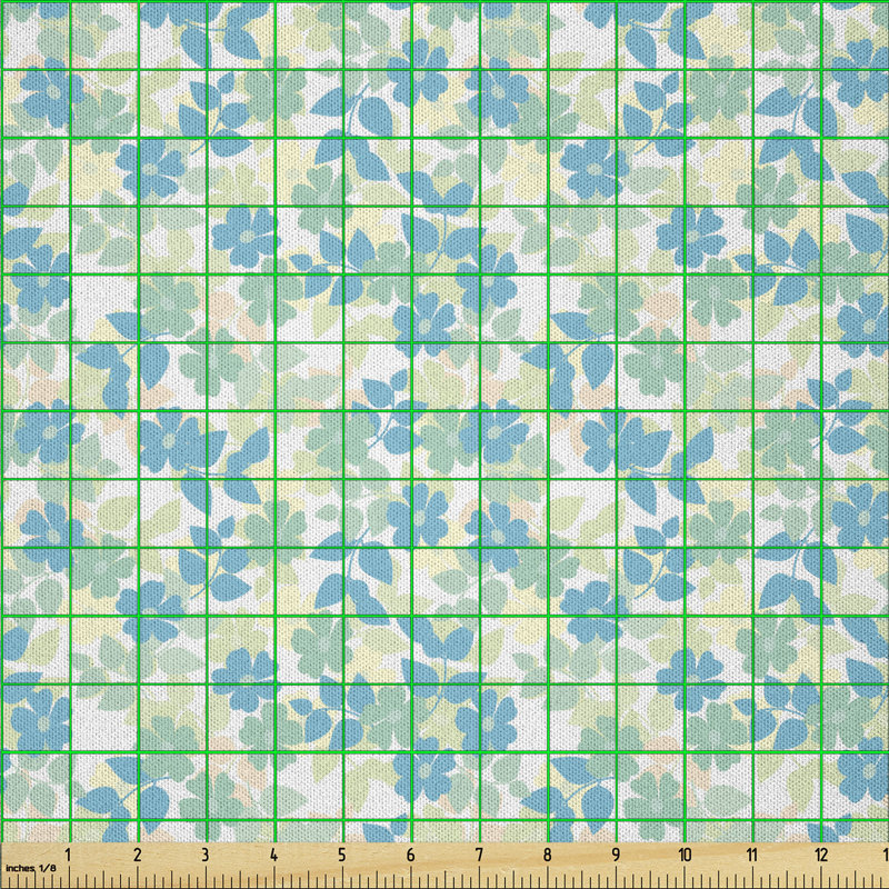 Cynnamon Flowers Leaves Nostalgia Summertime Fabric