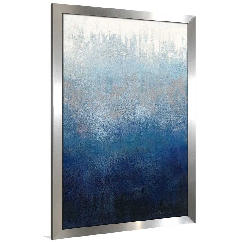 «Silver Wave I» - reproduction de photo, H 51,5 po x l 35,5 po x P 0,75 po