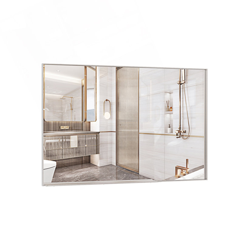 Modern Oversized Rectangle Bathroom Mirror