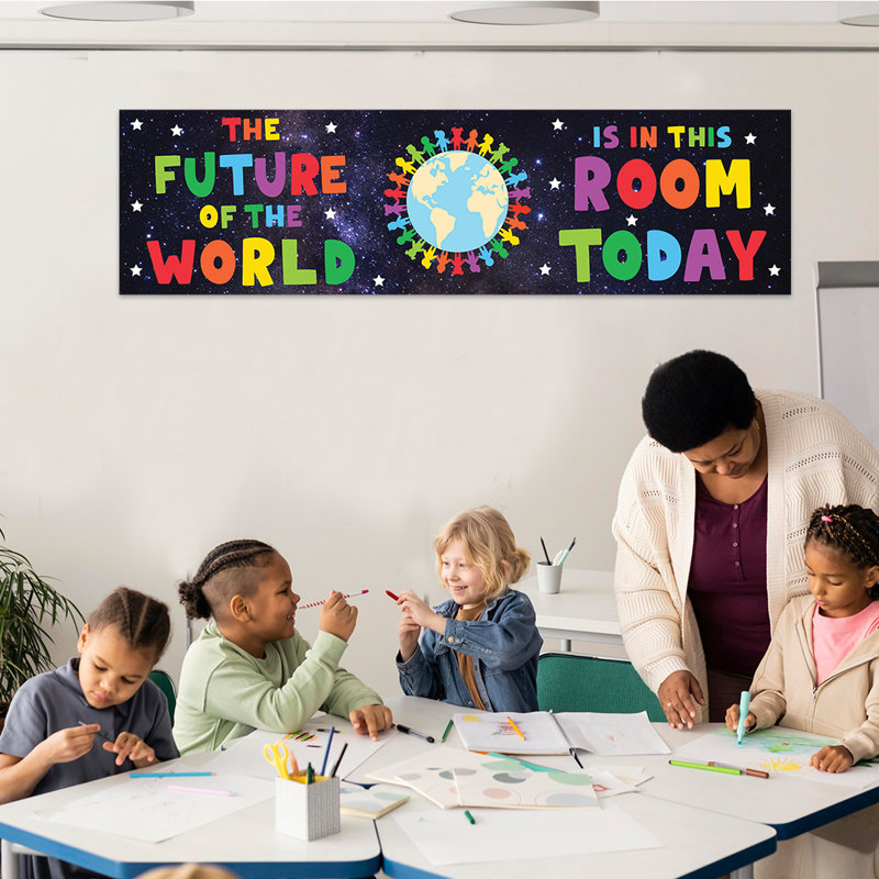 Affiche de bienvenue en classe, Black