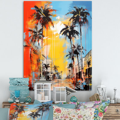 Ballas " Popart Palm Trees IV "