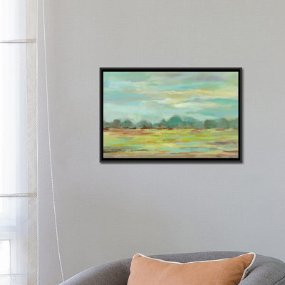 Teal Forest by Silvia Vassileva - Wrapped Canvas Painting