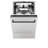 ZLINE Autograph Edition 18 in. Tallac Series 3rd Rack Top Control Built-In Dishwasher with Satin Stainless Steel Panel, 51dBa-65629897