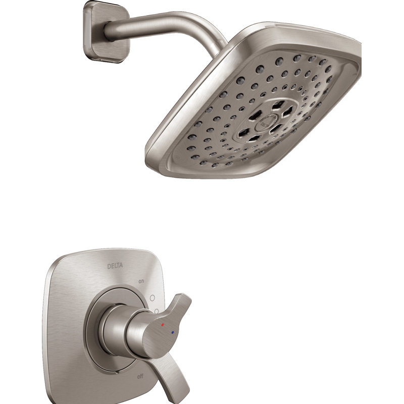 Tesla® Shower Trim with H2okinetic Technology, Brilliance Stainless