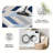 Blue Chevron carpet-easy to clean, machine-washable, soft and comfortable; suitable for door mats, kitchens, living rooms, bedrooms, corridors, and laundry areas. Easy to clean, durable carpet for home decoration.-129871257